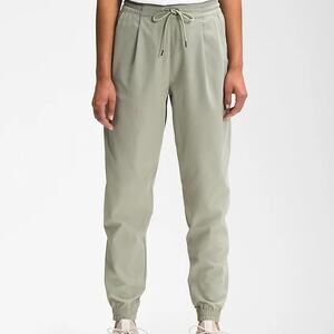 The North Face Standard Jogger Athleisure Green Pull On Pockets Womens Large